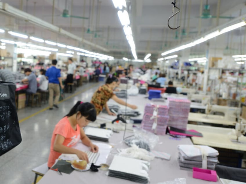 Bags factory in Shenzhen. Former fishing village, Shenzhen became China's first Speci