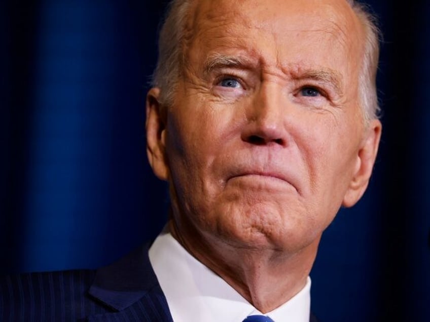 US President Joe Biden during the White House Tribal Nations Summit at the Department of t