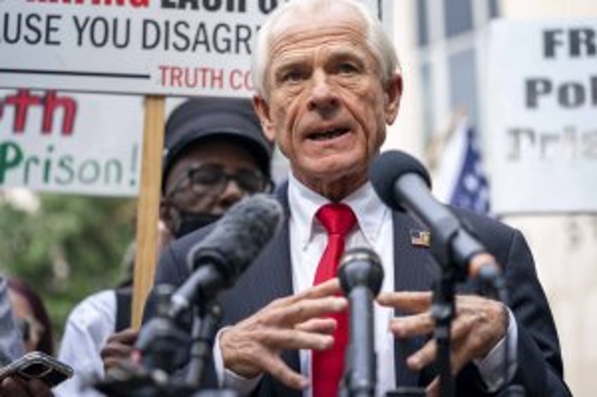 Federal prosecutors seek 6-month sentence for ex-Trump adviser Peter Navarro