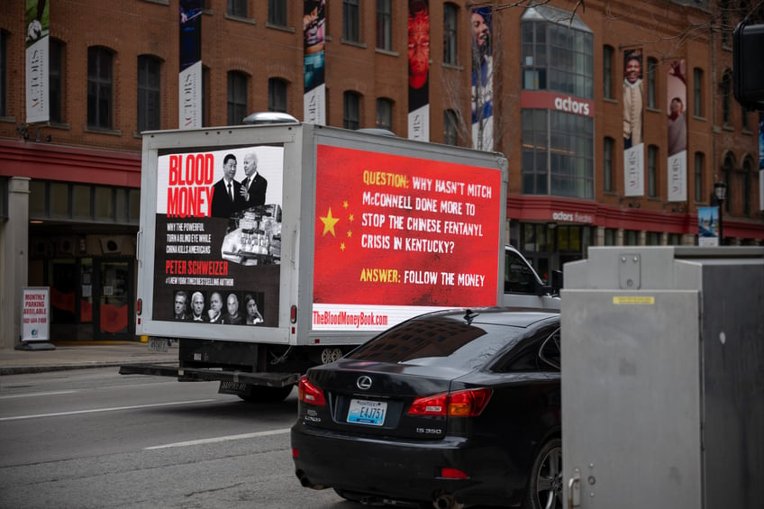 fentanyl mitch truck billboard slams mcconnell for ignoring fentanyl crisis