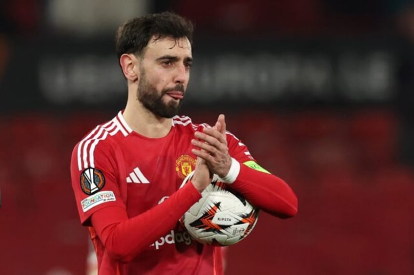 Bruno Fernandes led Man Utd into the Europa League quarter-finals with a hat-trick against