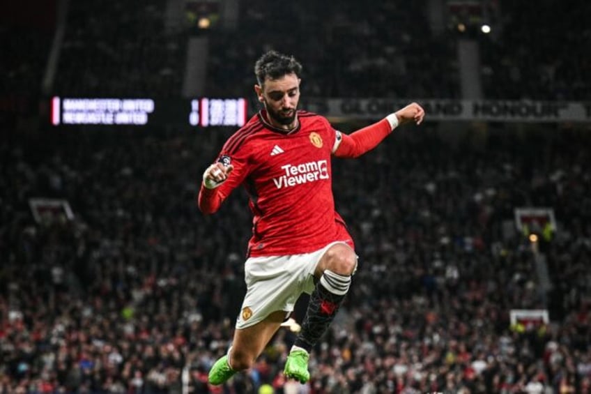 Manchester United midfielder Bruno Fernandes