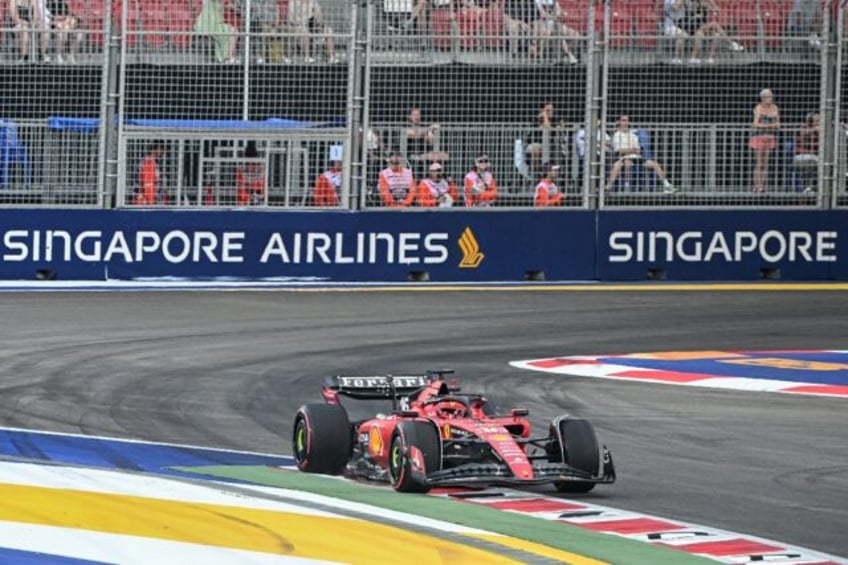 ferraris leclerc fastest in first practice for singapore gp