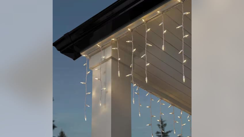 Create your own beautiful icicles with these lights. 