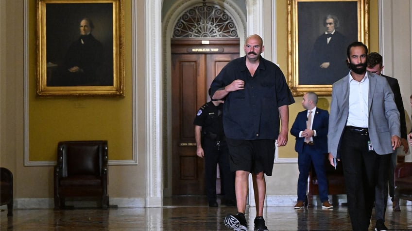 fetterman amid dress code controversy agrees to wear suit to save democracy avoid shutdown