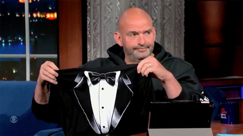 fetterman mocks fellow lawmakers on late night show america is not sending their best and brightest to dc