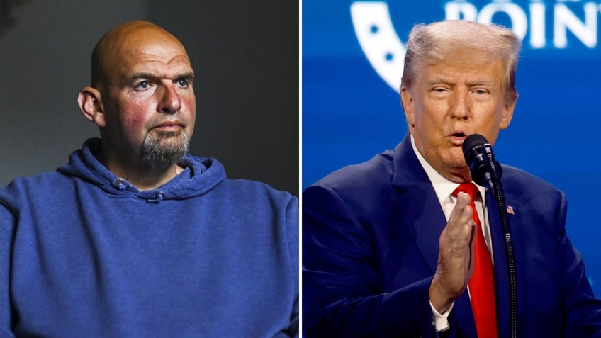 fetterman respects trumps strength in pennsylvania youre still seeing trump signs everywhere