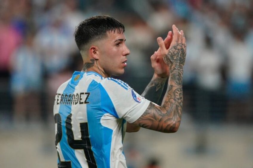 Enzo Fernandez posted a video online featuring racist chants after he helped Argentina win