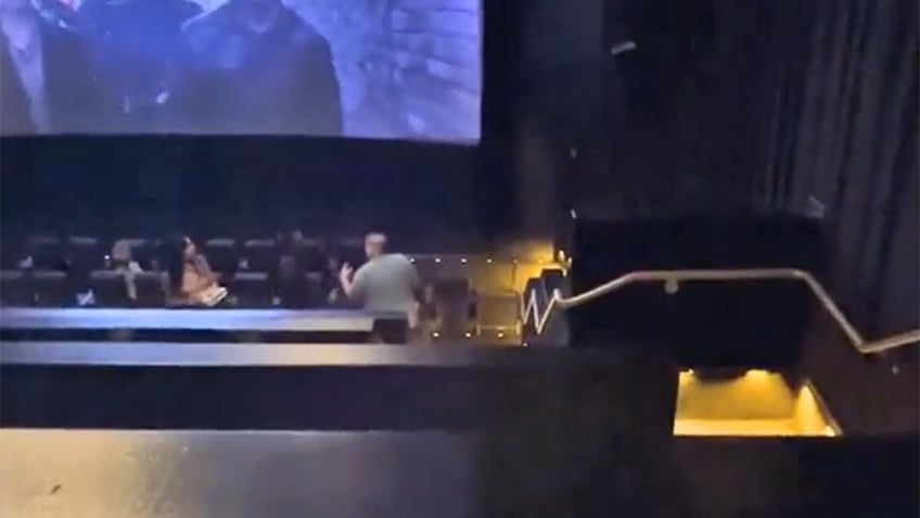 fight breaks out at florida movie theater over seats video