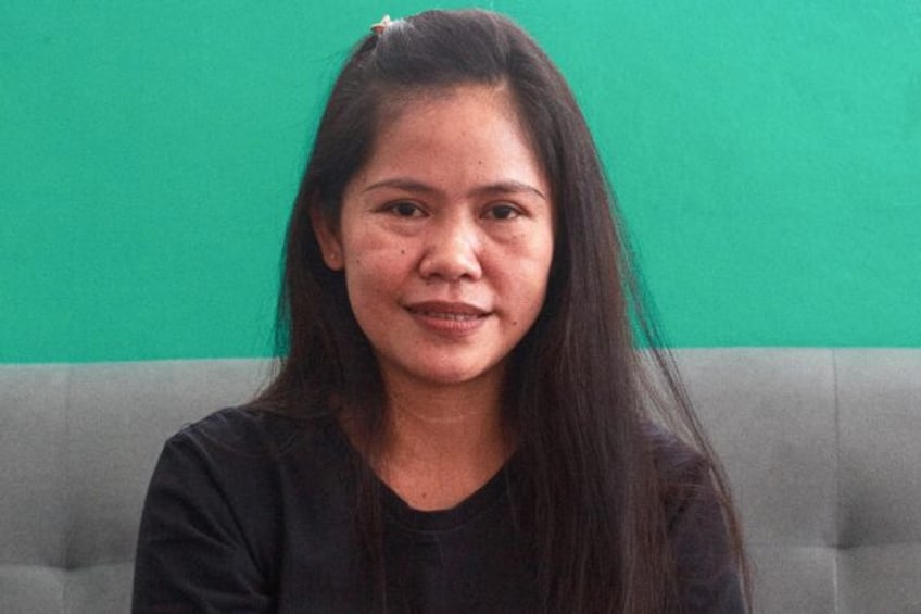 Filipino death row innmate Mary Jane Veloso speaks to AFP at her prison in Indonesia