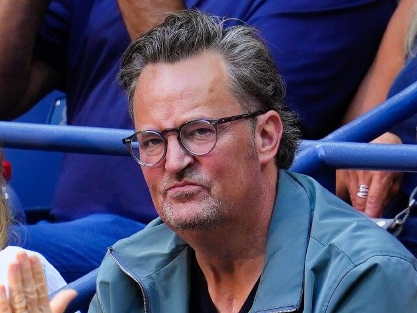 Matthew Perry attends the 2022 US Open at USTA Billie Jean King National Tennis Center on