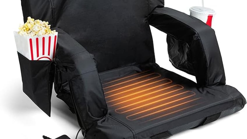 Heated Stadium Seats for Bleachers with Back Support