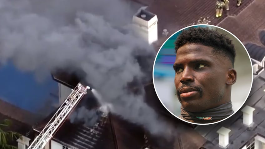 Tyreek Hill's house catches fire