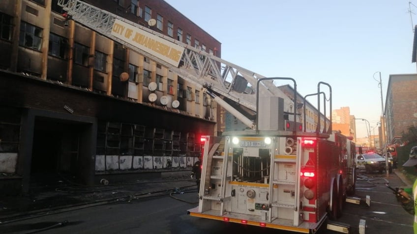 fire at multi story building in johannesburg leaves at least 63 dead over 40 injured