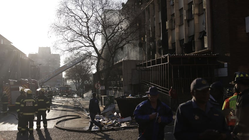 fire at multi story building in johannesburg leaves at least 63 dead over 40 injured