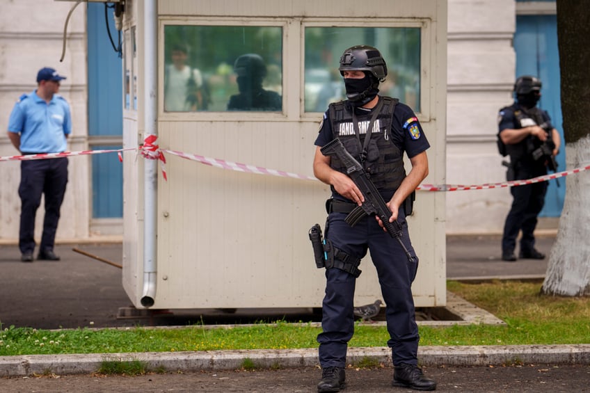 fire bomb at israeli embassy in bucharest romania syrian migrant arrested