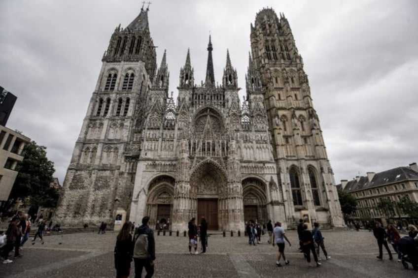 Construction on Rouen's cathedral was begun in the 12th Century