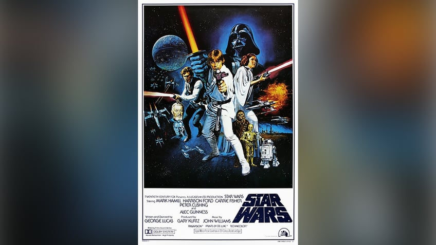 A Star Wars movie poster.