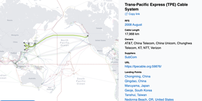 first baltic sea sabotage now chinese ship suspected of severing major undersea cable near taiwan