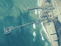 First Images Of American Taxpayers' $350 Million Completed Gaza Pier 