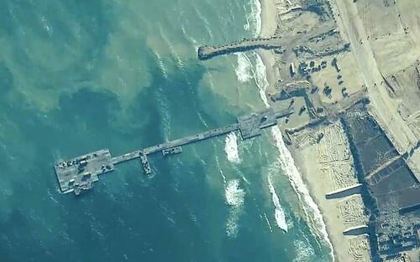 first images of american taxpayers 350 million completed gaza pier 