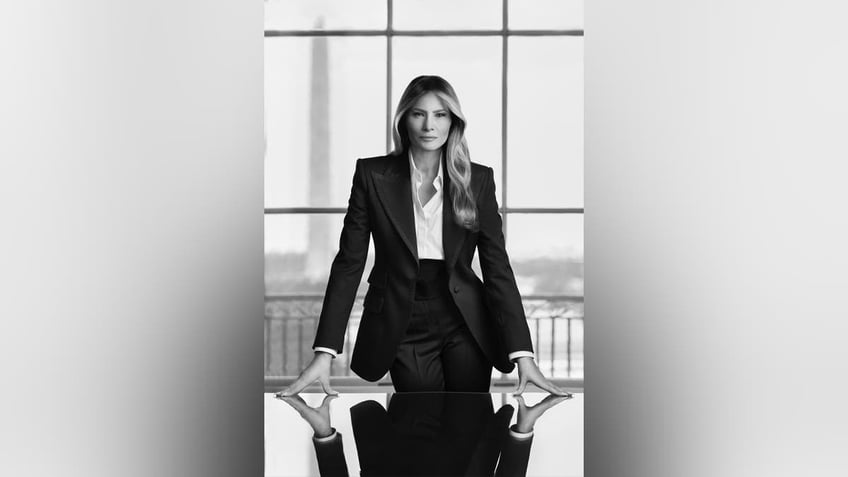 Full portrait of First Lady Melania Trump