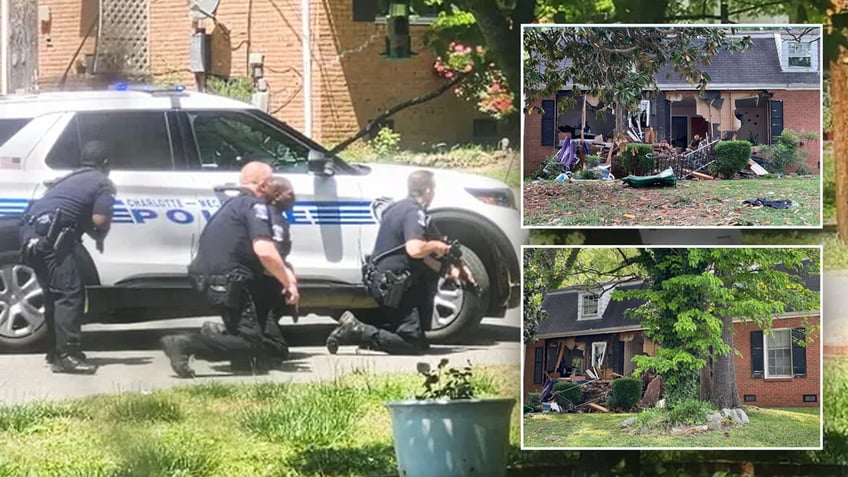 Scene of fatal shooting that took lives of four Charlotte officers