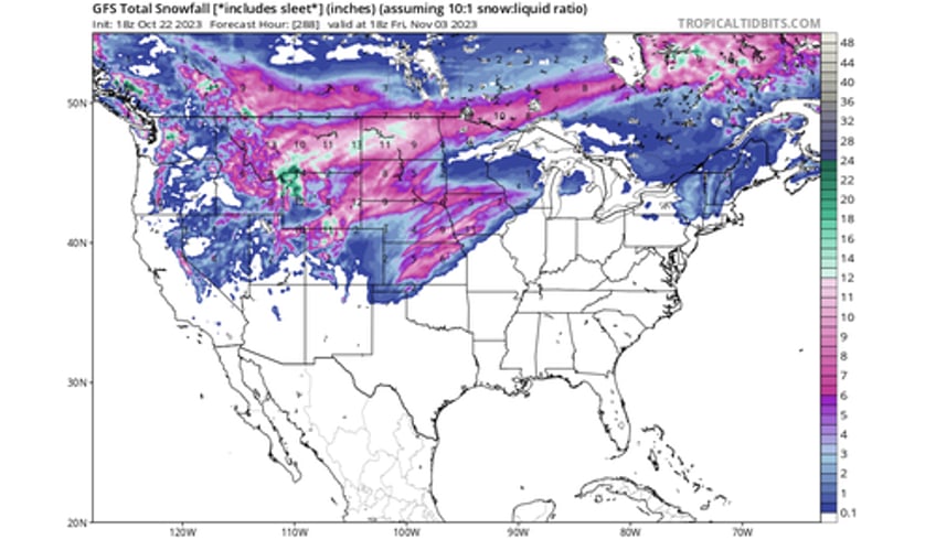 first major cold blast for us as early polar vortex disruption nears 