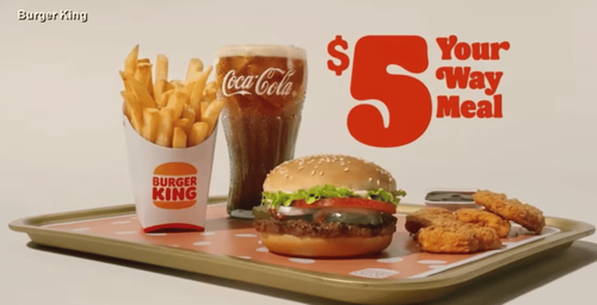first mcdonalds now burger king admits consumers are broke with planned reintroduction of 5 meal deal