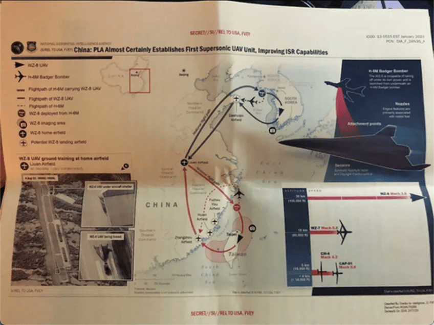 first real image of chinese supersonic drone attached to bomber 