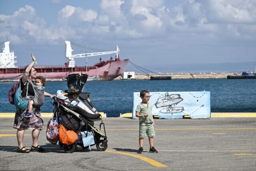 first us evacuation ship from israel docks in cyprus