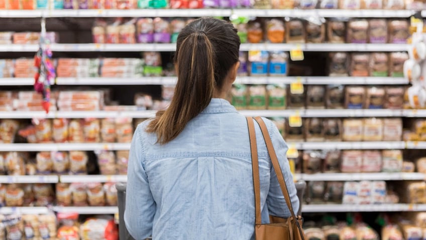 woman shopping in store