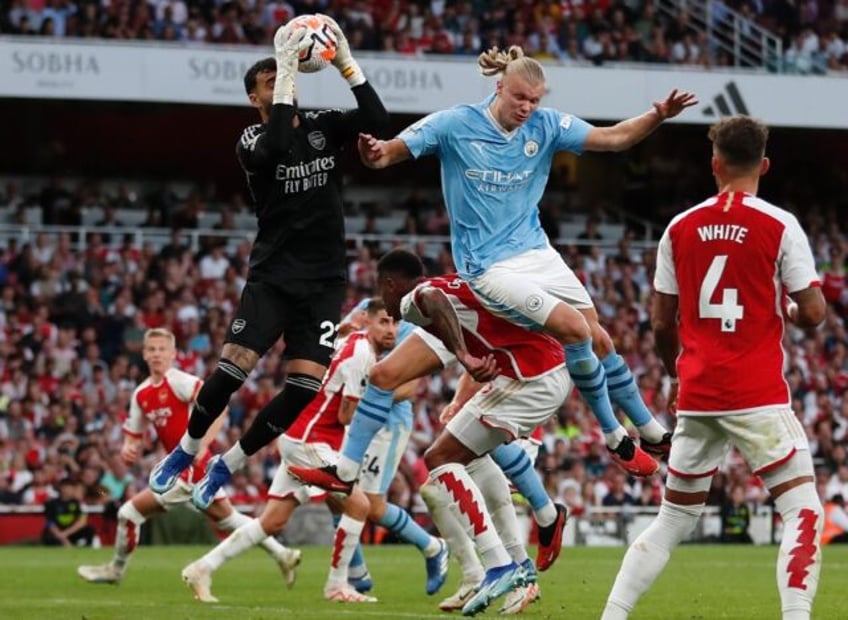 Arsenal travel to face Manchester City on Sunday