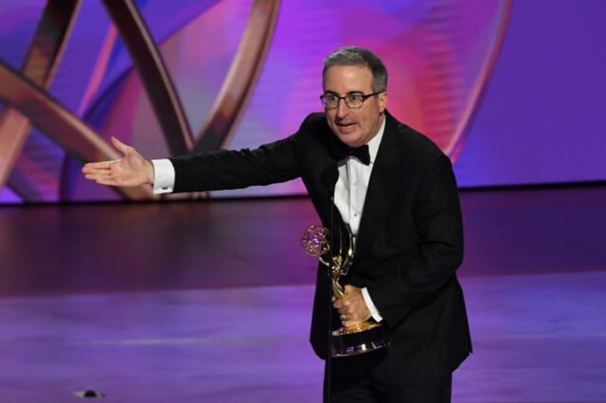 John Oliver's Emmys acceptance speech veered off the rails when he got the name of his son