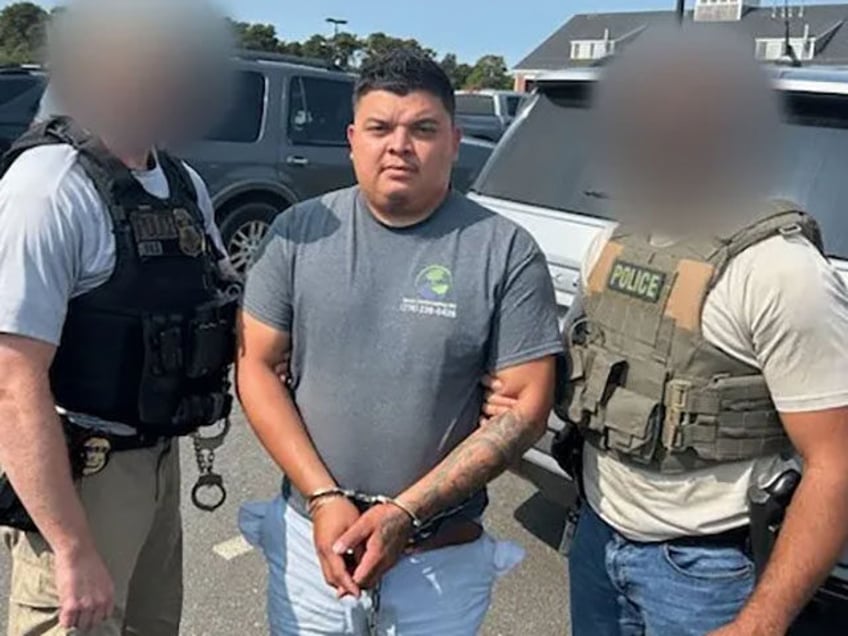 Angel Gabriel Deras-Mejia, a documented member of MS-13, is arrested on Nantucket. (ICE.go