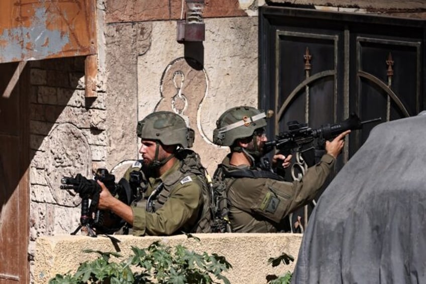 Israeli forces in Tubas, in the north of the occupied West Bank