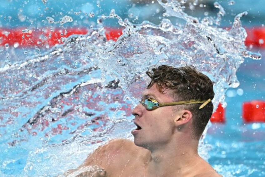 France's Leon Marchand was the star of the show in the pool at the Paris Olympics