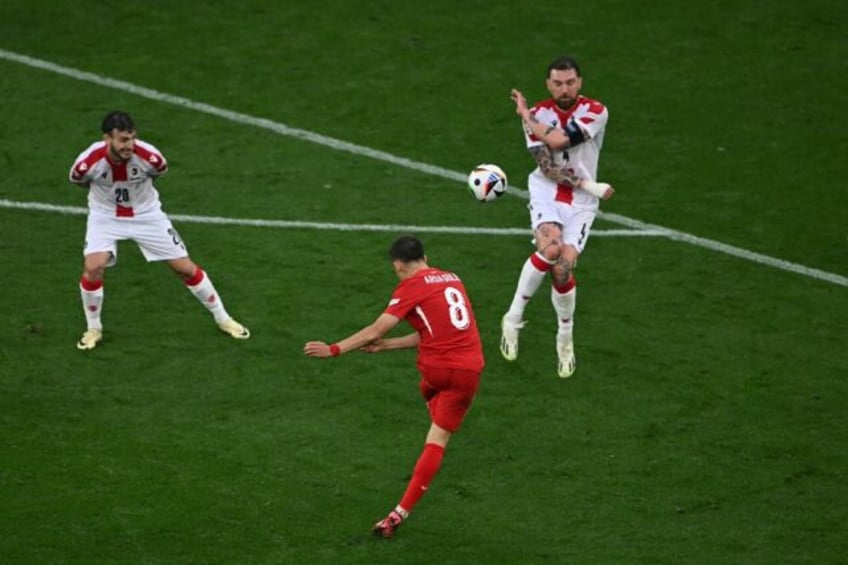 Arda Guler gives Turkey a 2-1 lead against Georgia at Euro 2024