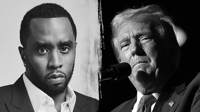 Photo of Trump, Diddy split image