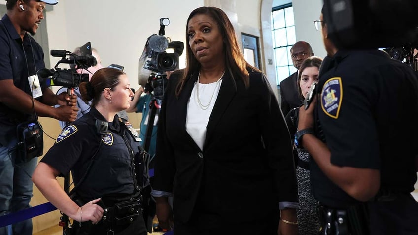 flashback letitia james denied personal vendetta against trump but called him an illegitimate president