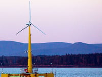 Floating wind turbine in Maine proves resilient in storm simulation, researchers say