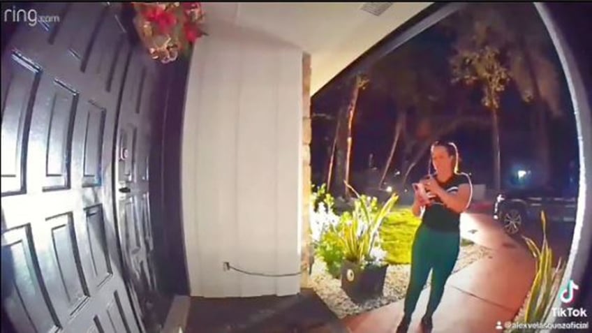 florida bear caught on camera stealing food delivery order off familys porch