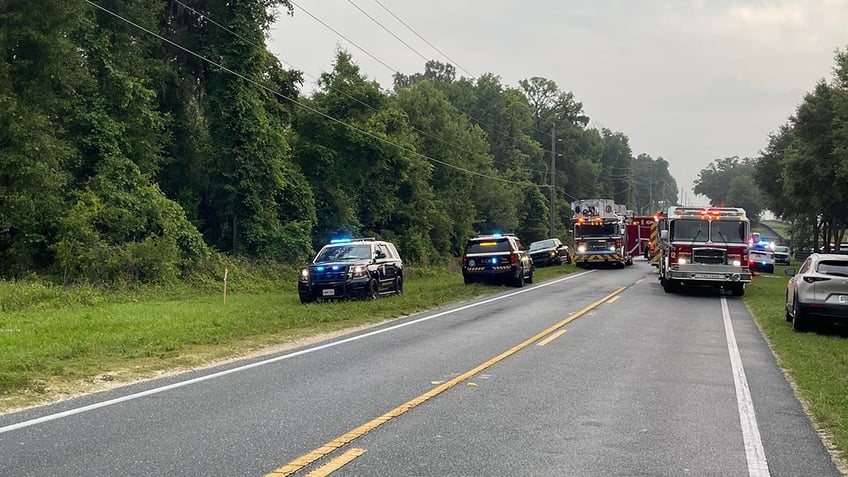 authorities at scene of bus crash