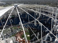 Florida city council changes mind on paying to repair Tampa Bay Rays' ballpark after hurricane ripped roof off