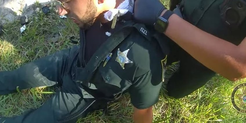 florida deputy hospitalized after fentanyl exposure during traffic stop bodycam footage shows