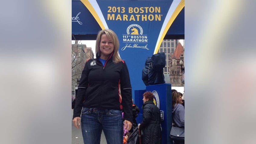 Erin Gratsch at 2013 Boston Marathon