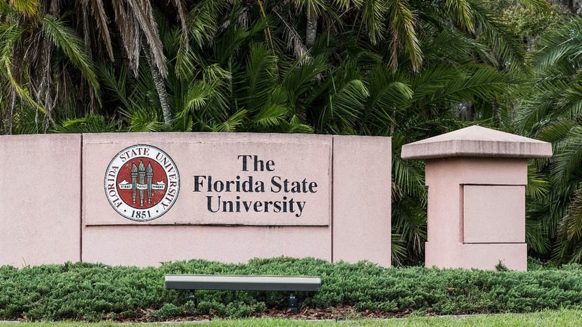 Florida State University sign in Tallahassee