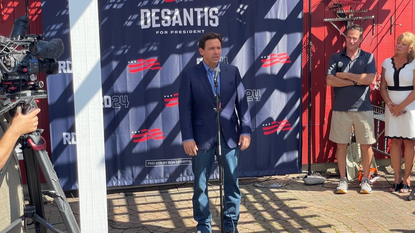 florida gov ron desantis targets former president donald trump for not following through on promises