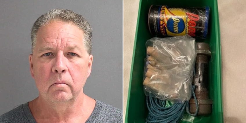 florida man arrested after allegedly dumping pipe bomb in car wash trash can sheriff