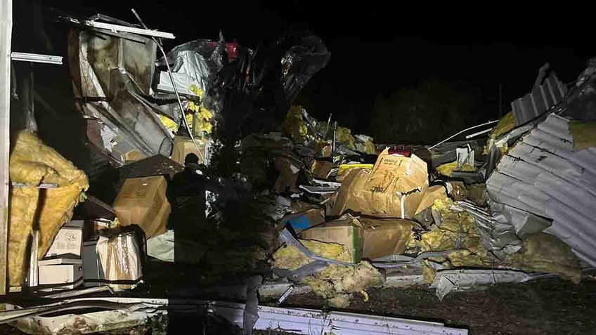 florida man plows stolen excavator into walmart police say